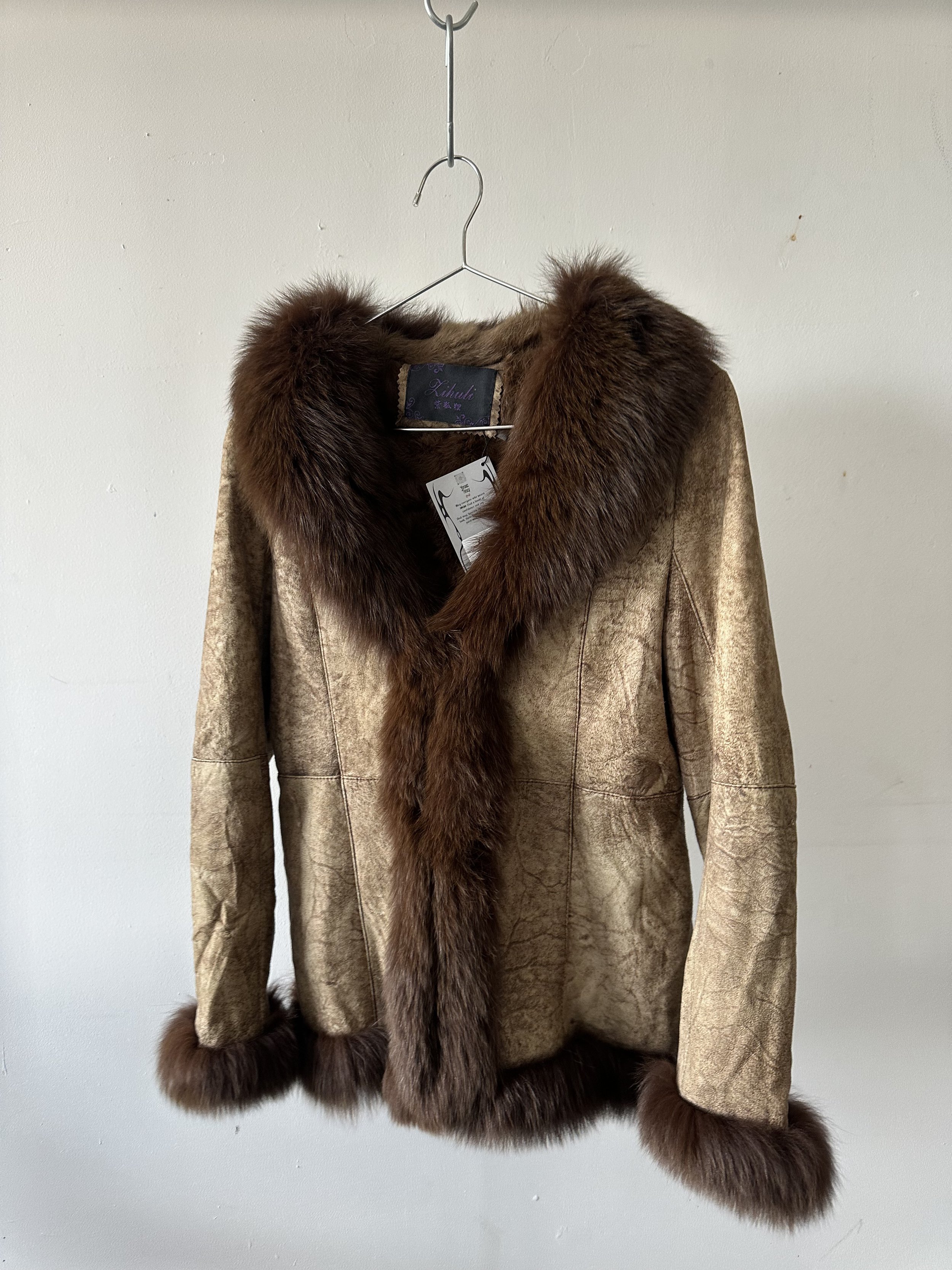 NOVALAND - 90s Vintage Angora Fur Jacket
