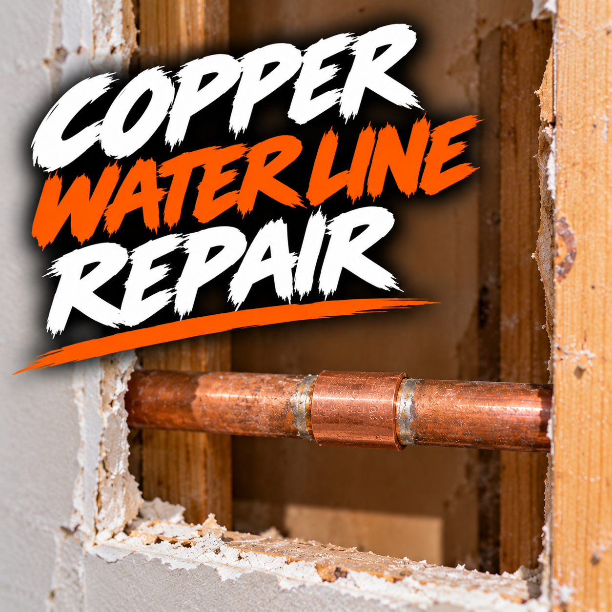 Copper Water Line Repair