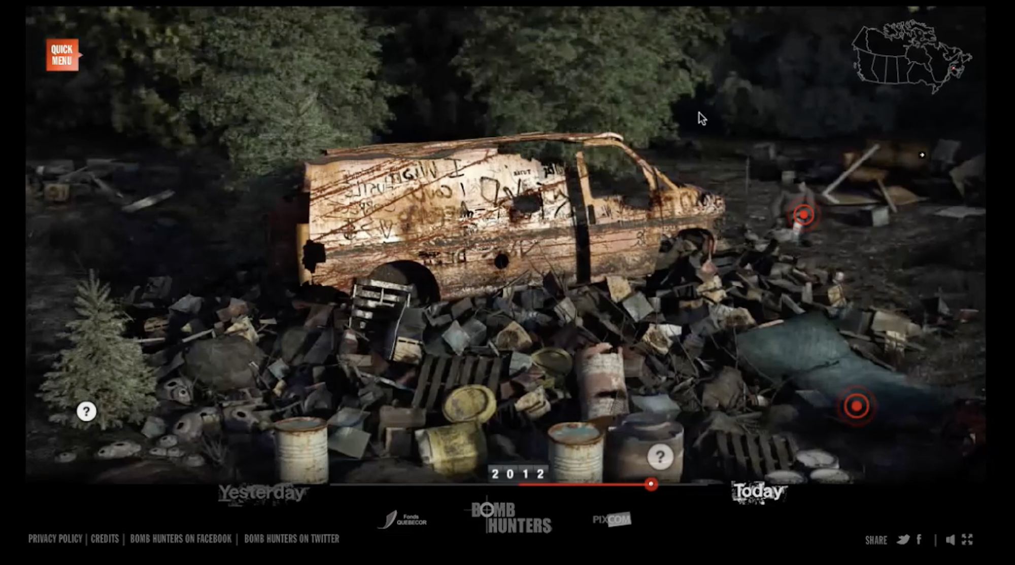 Bomb Hunters, Interactive Web - Composer, Sound Designer | Christian Olsen