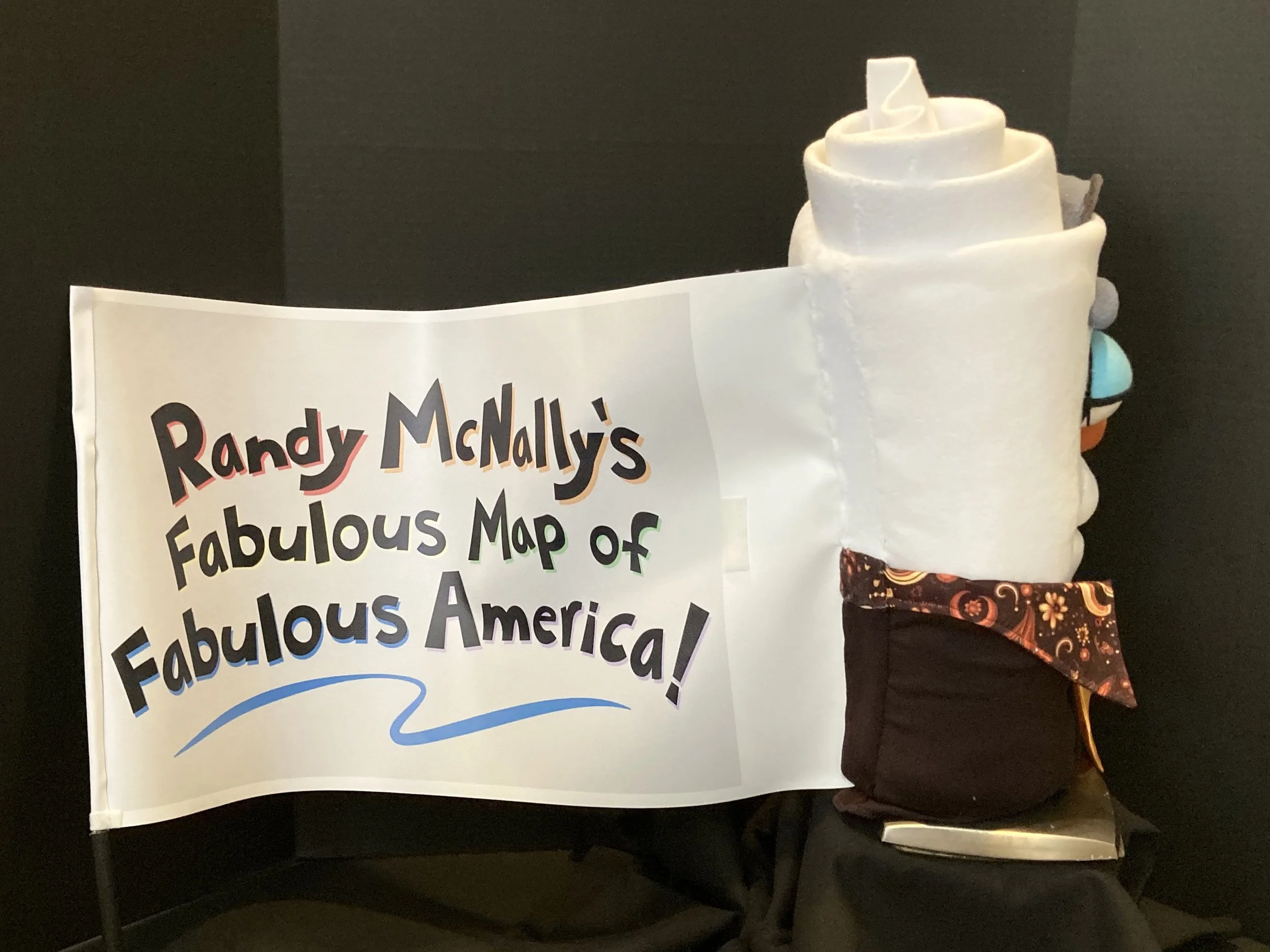 Randy McNally Nina West Map Puppet Artie Esposito