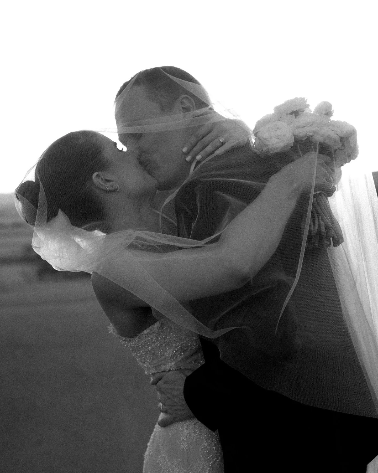 Our beautiful friends, Tiffan &amp; Josh.⁠
⁠
Such a special moment seeing Tiffan wear our silk veil on her wedding day - an effortless finishing touch for a truly beautiful bride.⁠
⁠
It&rsquo;s always an honour to have a piece of The First Last becom