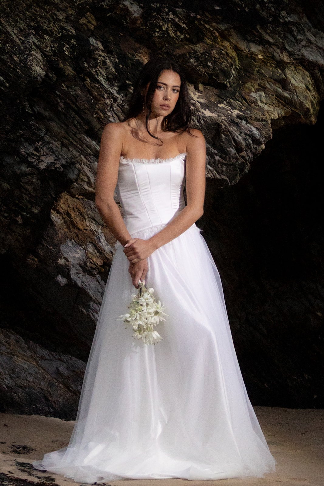 Long Sleeve Satin Wedding Dress Warwick