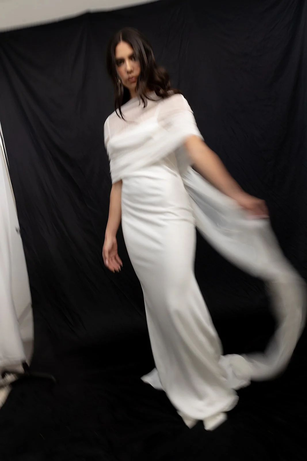 Shop Veiled Silk Wrap Dresses Gold Coast