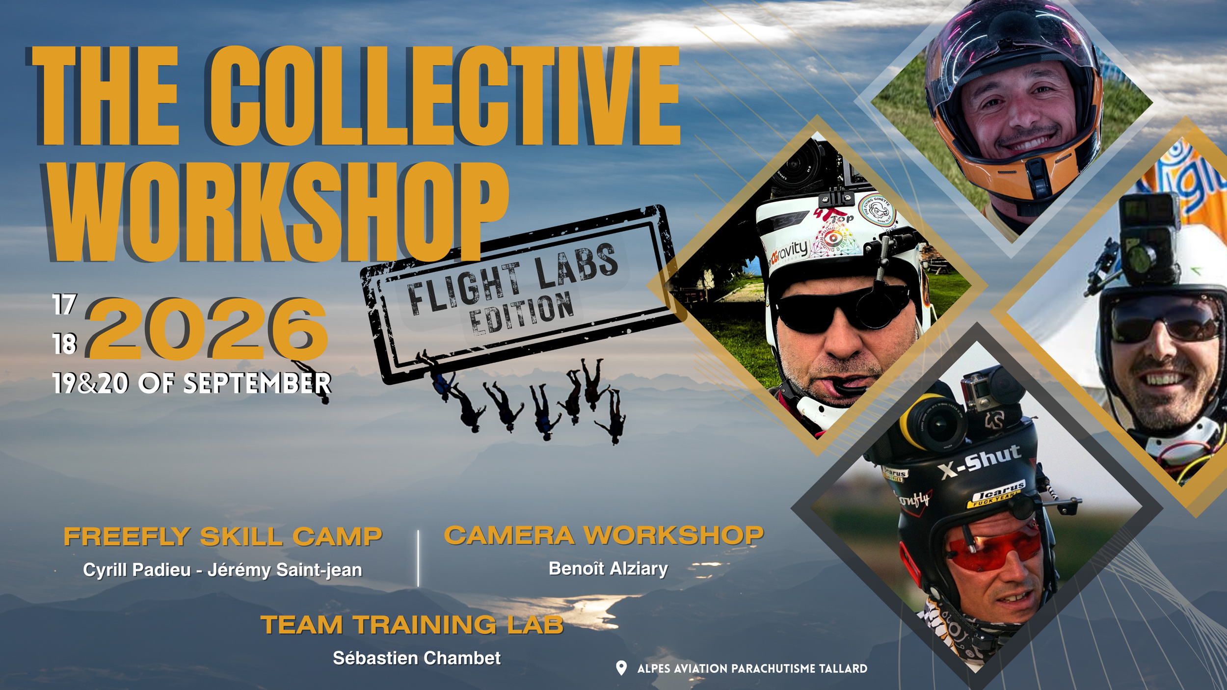 17 - 20 Septembre 2026 THE COLLECTIVE WORKSHOP Tallard accompte