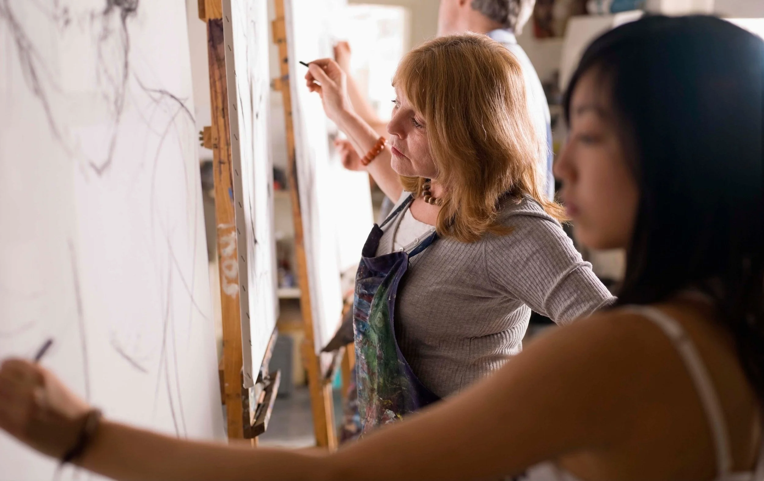 art class for older adults on the central coast, art class, retiree art class, art class