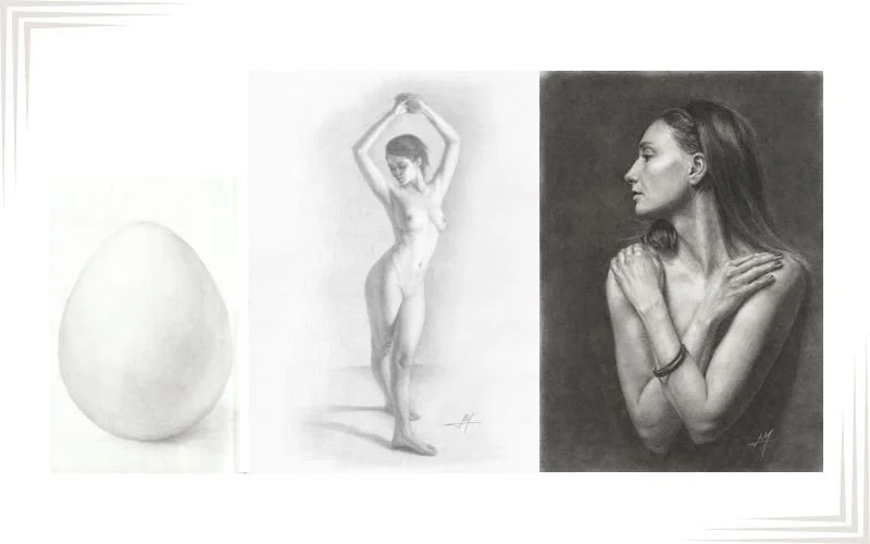 drawing lesson, how to draw a portrait