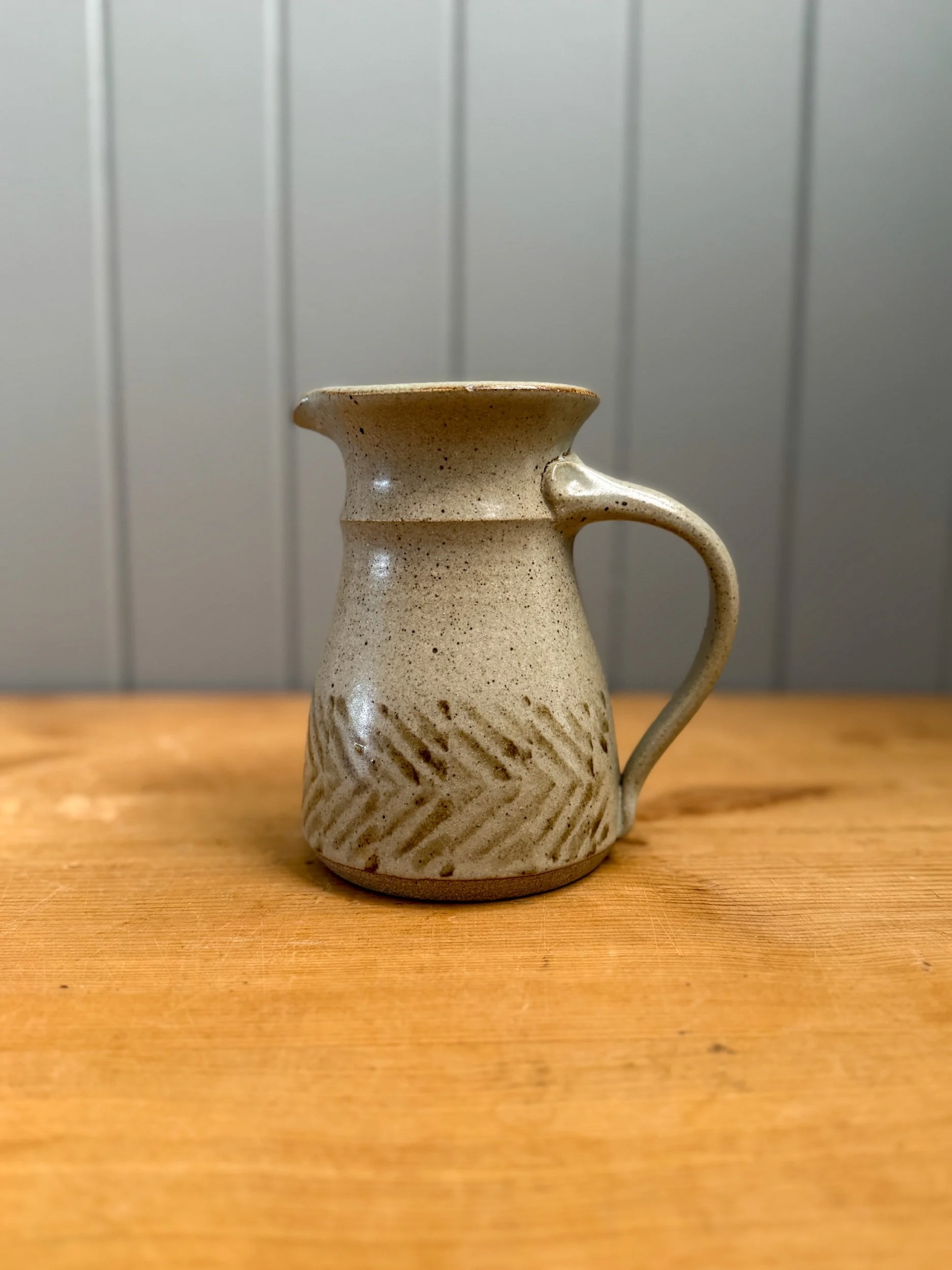 Chevron Milk Jug