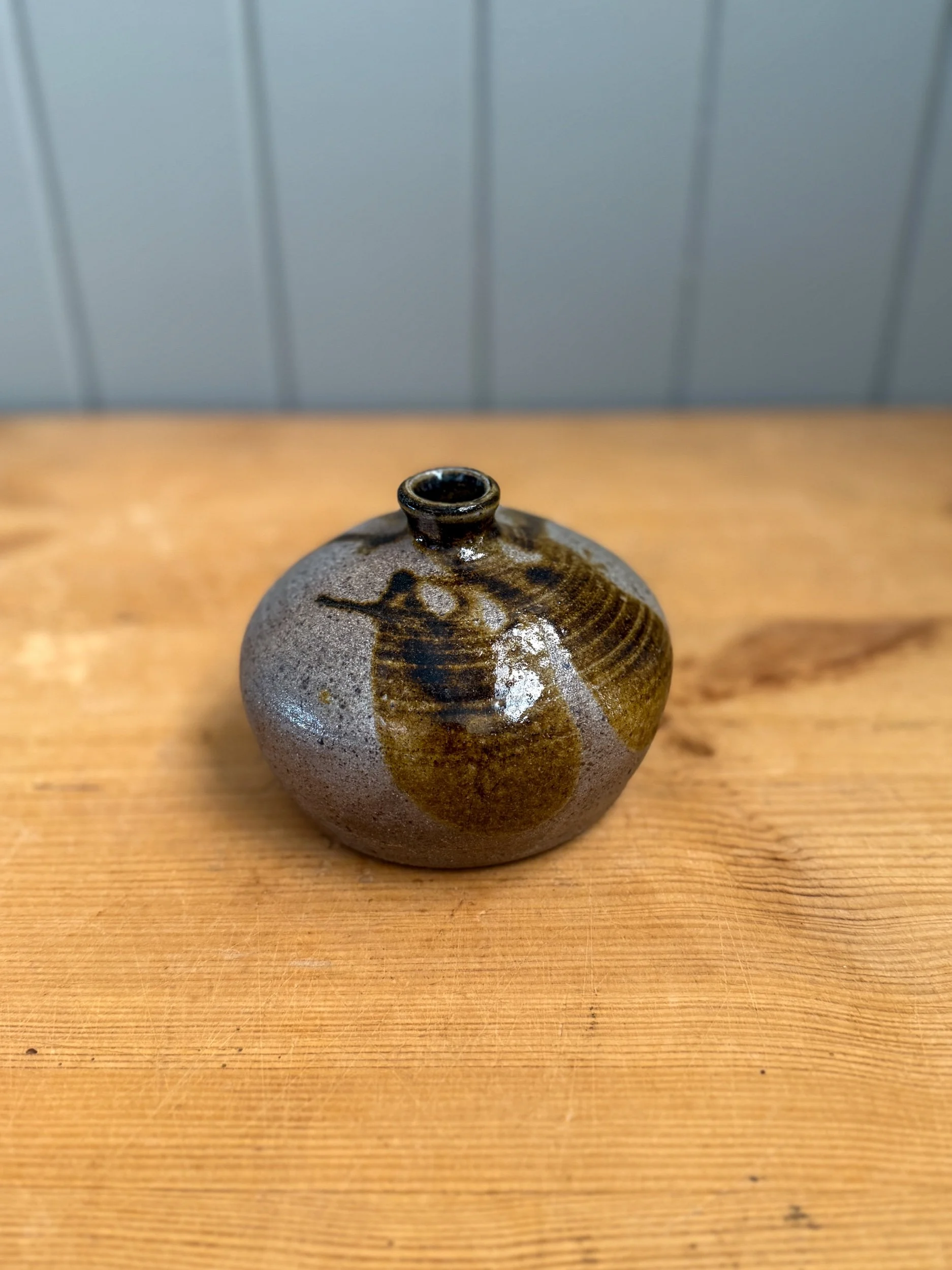 Chocolate Drip Bud Vase