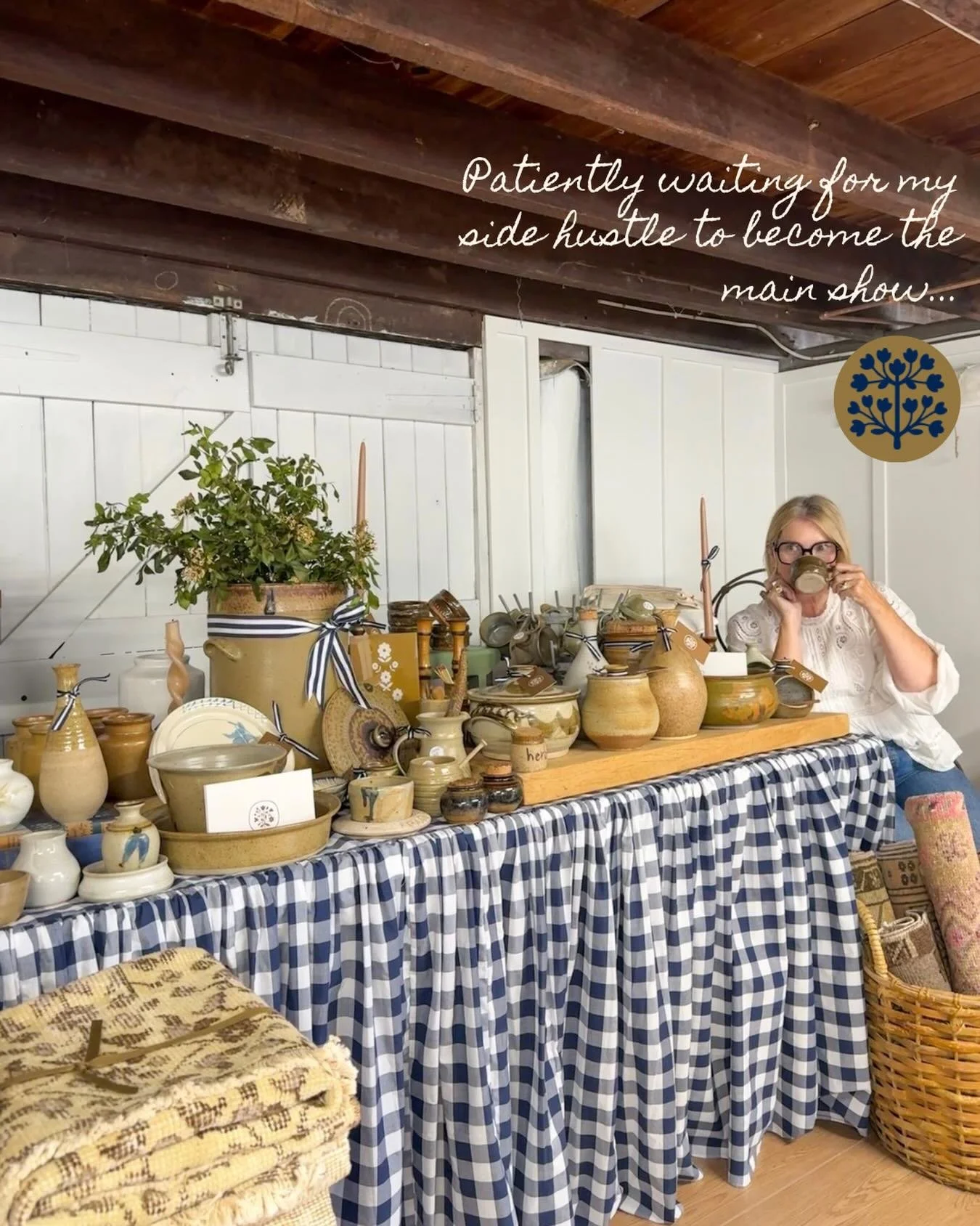 My algo is an echo chamber of 50 something women swapping corporate life and hustle culture for a slower, more purposeful life. 

And I want to be one of them.

Swapping big bucks and other peoples headaches for a less is more attitude&hellip; more t