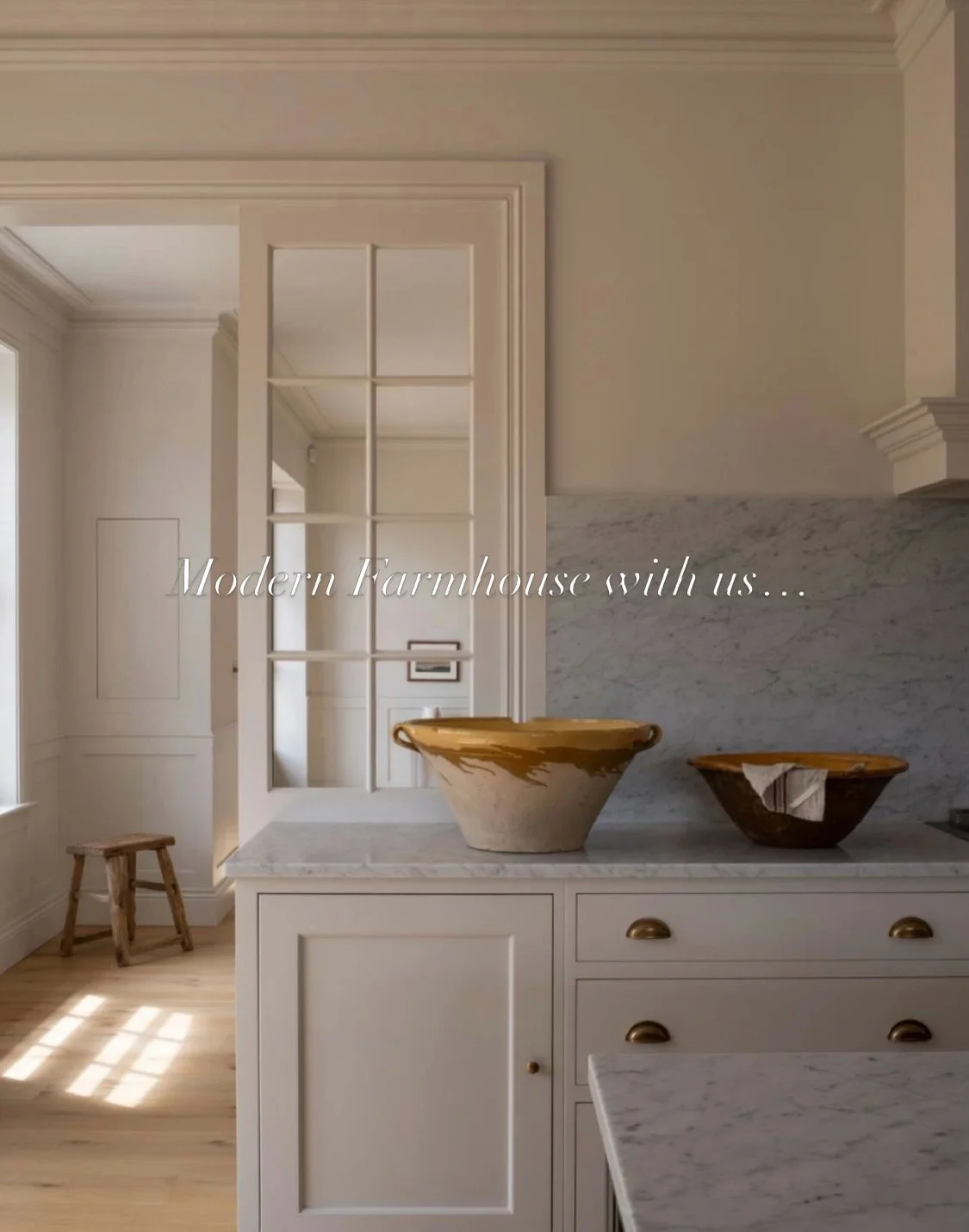 Terracotta nesting bowls and French tea towels&hellip;our favourites for adding a modern farmhouse look to your kitchen 🤍

Link in bio to shop

Note images without TMF logo are via Pinterest