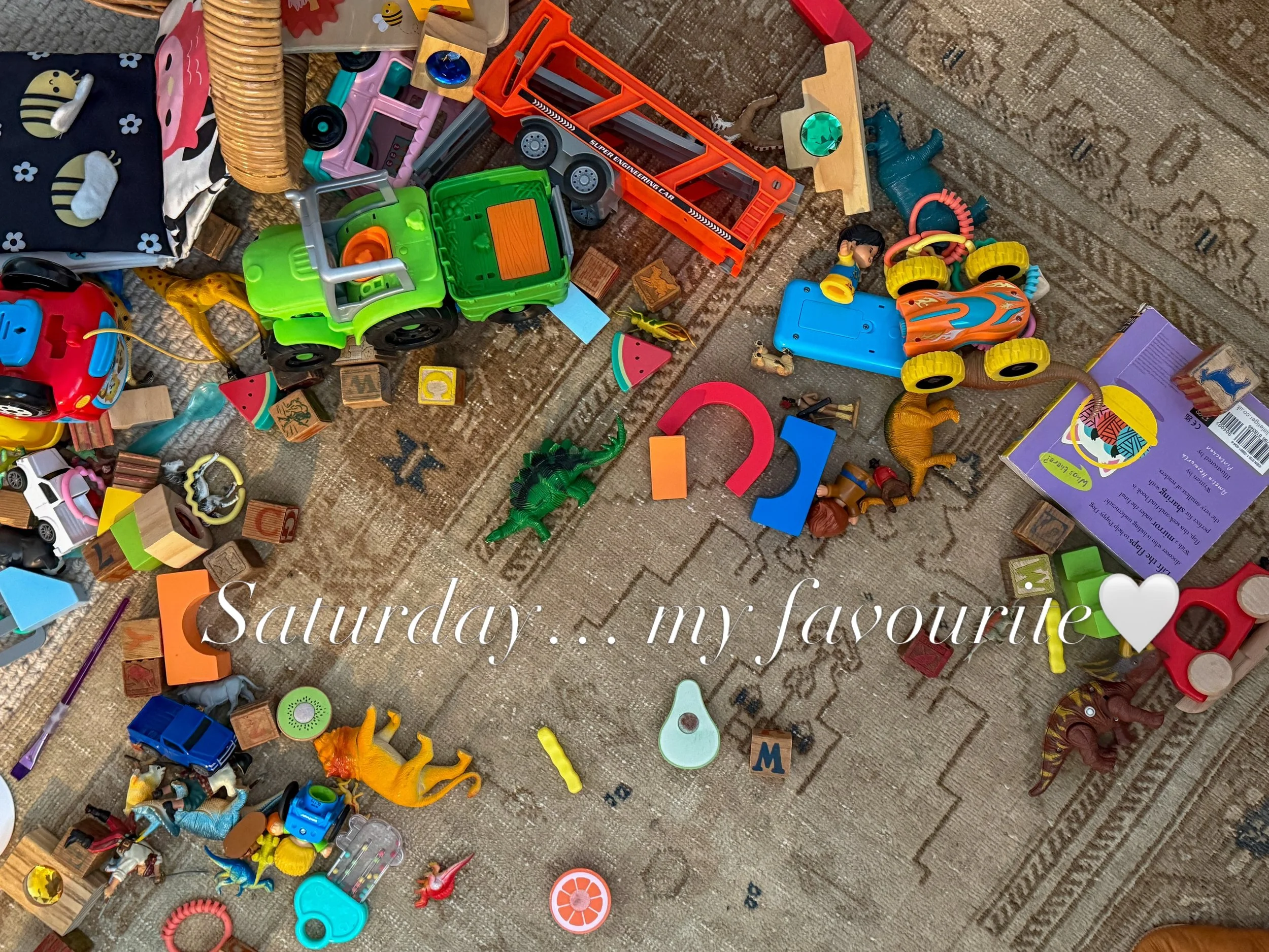 Saturday&hellip; all the good things 🤍 
Playing with my grandbaby, Master Kit, reshuffling the house and a little late lunch.

What did you get up too?