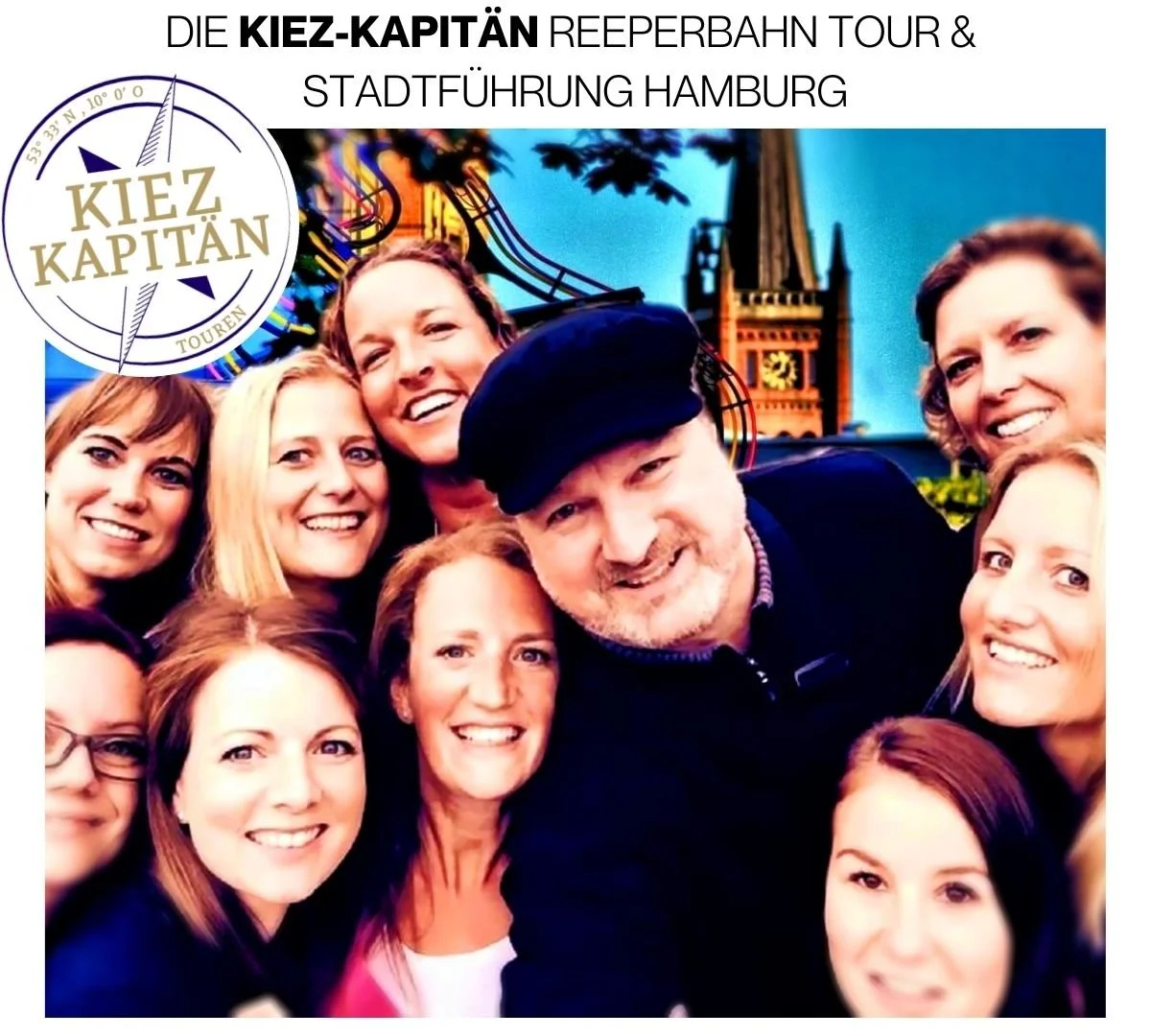 Die Kiez Kapitän Hamburg Touren. Reeperbahn & Beatles Kieztour und Stadtführung Hamburg.