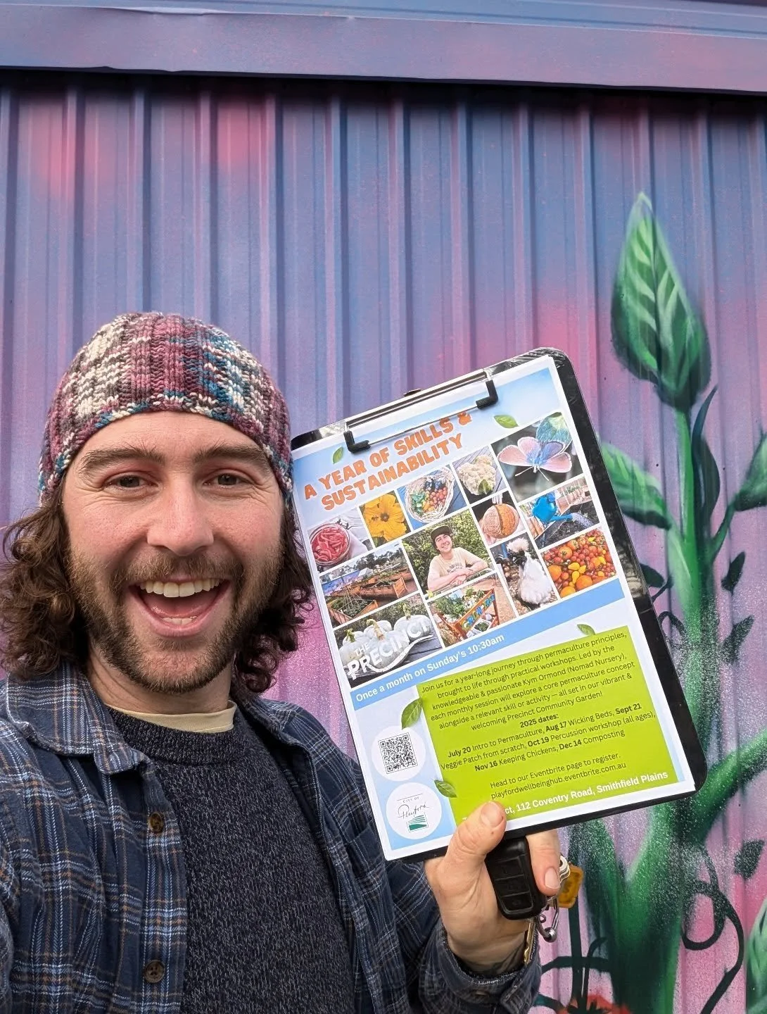 Big shoutout to the crew at The Precinct in Smithfield for organising this wicked series &quot;A Year of Sustainability&quot;

If you missed it the @cityofplayford has me coming once a month (every 3rdish Sunday) to run a series of different workshop