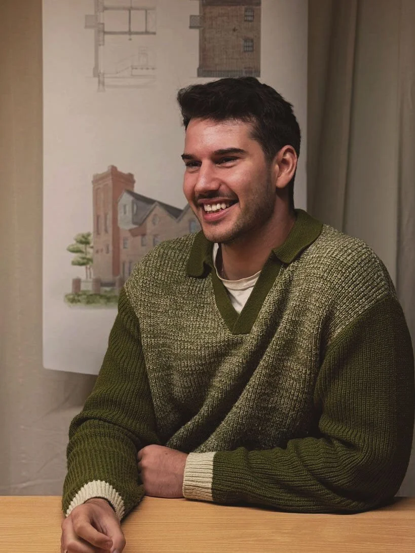 24/Three Marcu, Senior Architectural Assistant at his desk