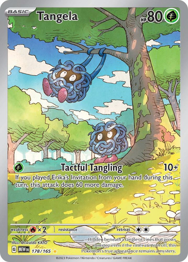 Tangela - 178/165 - #178/165 - SV: Scarlet & Violet 151 - Near Mint