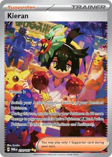 Kieran - 218/167 - #218/167 - SV06: Twilight Masquerade - Near Mint