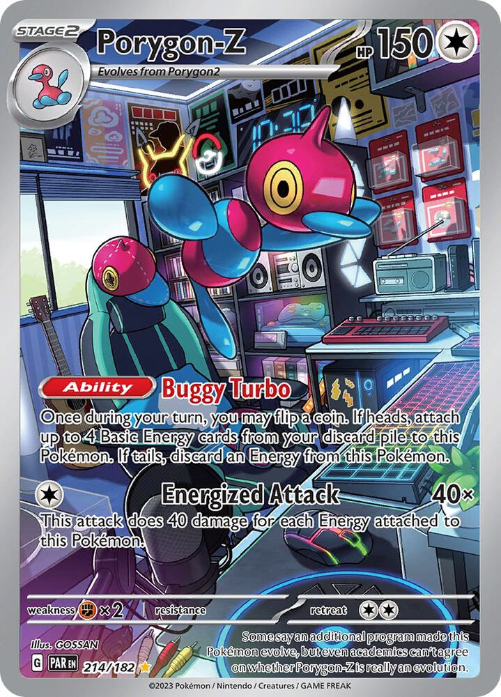 Porygon-Z - 214/182 - #214/182 - SV04: Paradox Rift - Near Mint