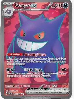 Gengar ex - 193/162 - #193/162 - SV05: Temporal Forces - Near Mint