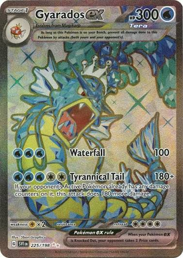 Gyarados ex - 225/198 - #225/198 - SV01: Scarlet & Violet Base Set - Near Mint