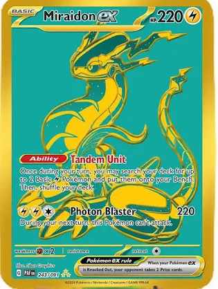 Miraidon ex - #243/091 - SV: Paldean Fates - Near Mint