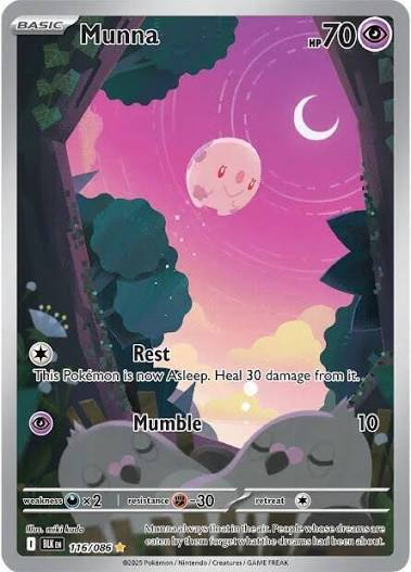 Munna - 116/086 - #116/086 - SV: Black Bolt - Near Mint