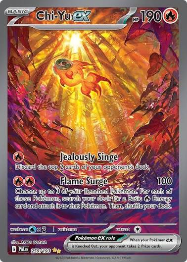 Chi-Yu ex - 259/193 - #259/193 - SV02: Paldea Evolved - Near Mint
