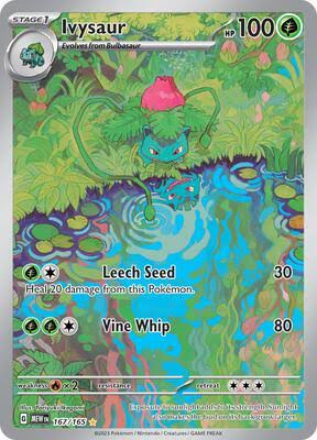 Ivysaur - 167/165 - #167/165 - SV: Scarlet & Violet 151 - Near Mint