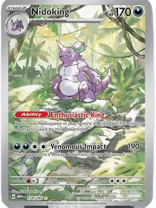 Nidoking - 174/165 - #174/165 - SV: Scarlet & Violet 151 - Near Mint