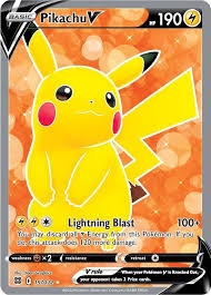 Pikachu V (Full Art) - #157/172 - SWSH09: Brilliant Stars - Near Mint