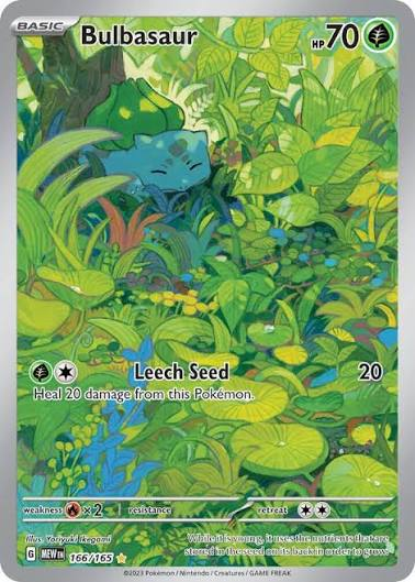 Bulbasaur - 166/165 - #166/165 - SV: Scarlet & Violet 151 - Near Mint