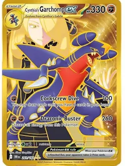 Cynthia's Garchomp ex - 241/182 - #241/182 - SV10: Destined Rivals - Near Mint
