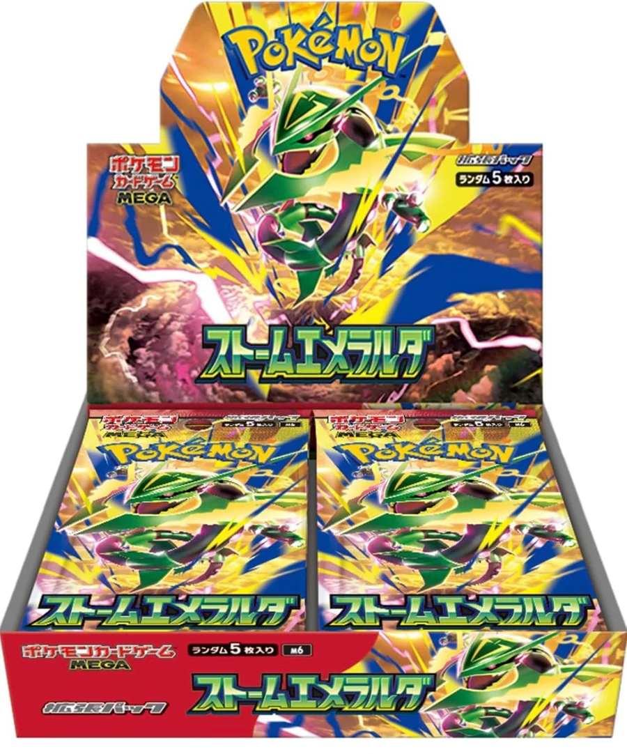 Pre-order Storm Emeralda Booster Box Japanese w/Shrink M6 Pokemon Card