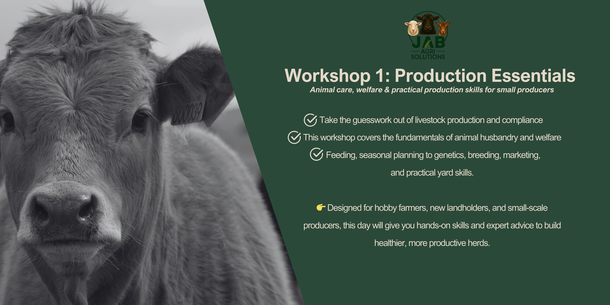 Workshop 1 - Livestock Production Essentials- Boonah Qld