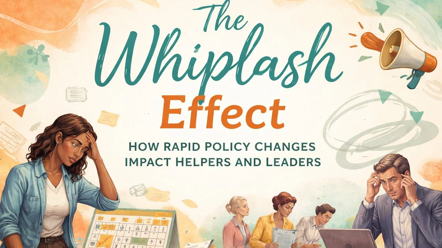 Rapid policy shifts can leave helpers feeling disoriented, exhausted, and unseen. This piece names the emotional cost of systemic whiplash and offers a compassionate path toward steadiness, reflection, and leadership that holds people through uncerta