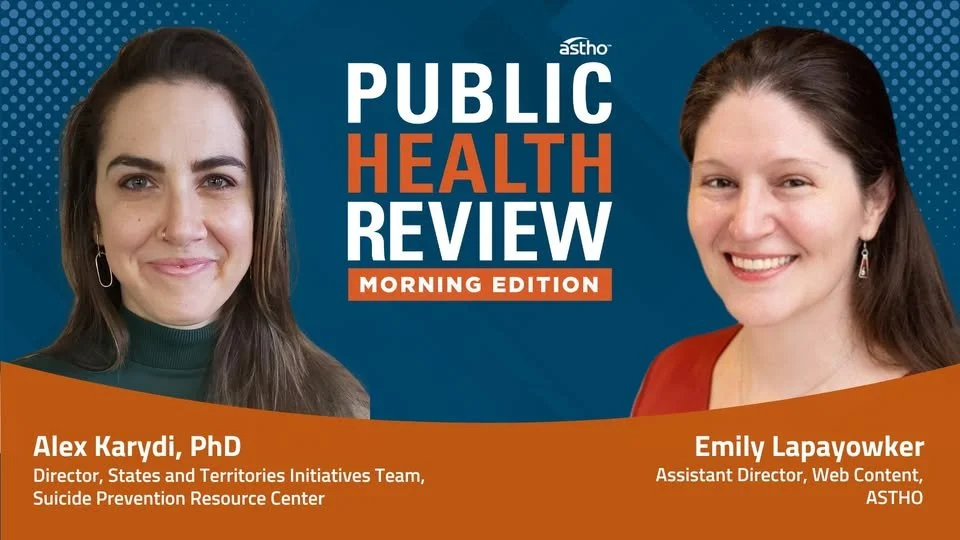 Today&rsquo;s Public Health Review Morning Edition recognizes Mental Health Awareness Month and Global Accessibility Awareness Day. 
Dr. Alex Karydi, director of the states and territories initiatives team for the Suicide Prevention Resource Center (