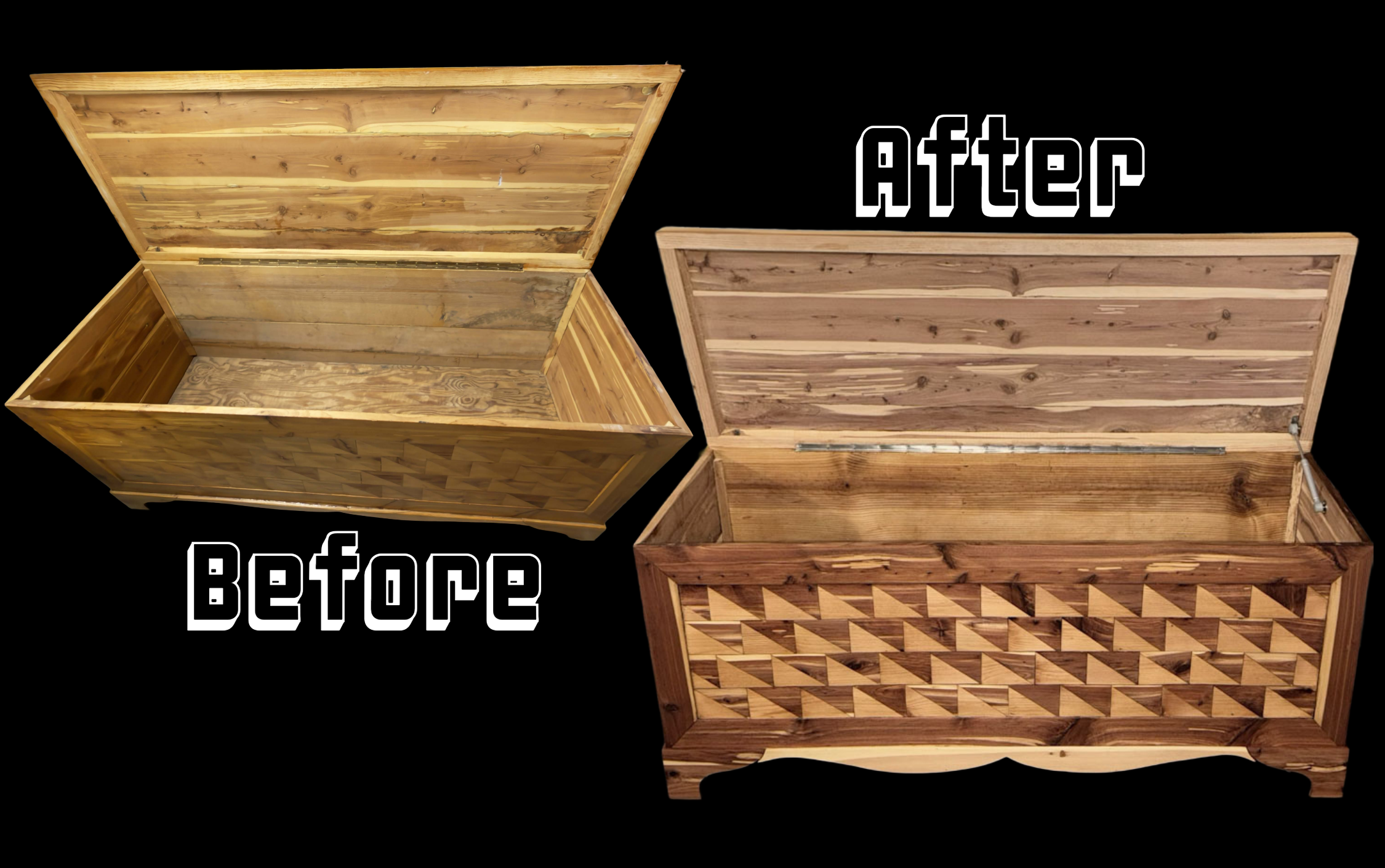 Refurbished Cedar Hope Chest