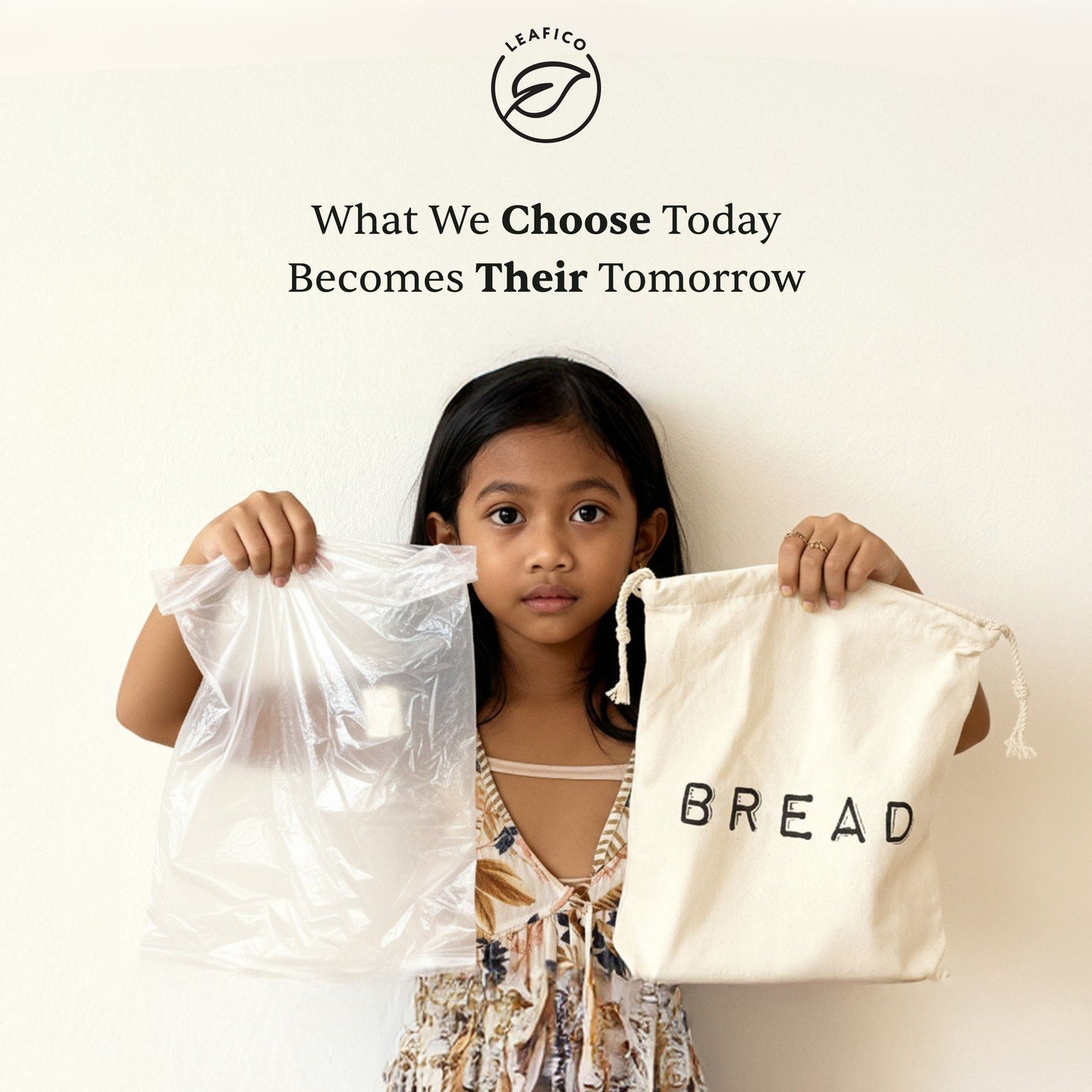Making eco-friendly choices today for a sustainable tomorrow 🌿 Say goodbye to plastic bags and hello to stylish cotton bags! Let's make a difference together 💚 

#sustainableLiving #gogreen #chooseWisely #eco