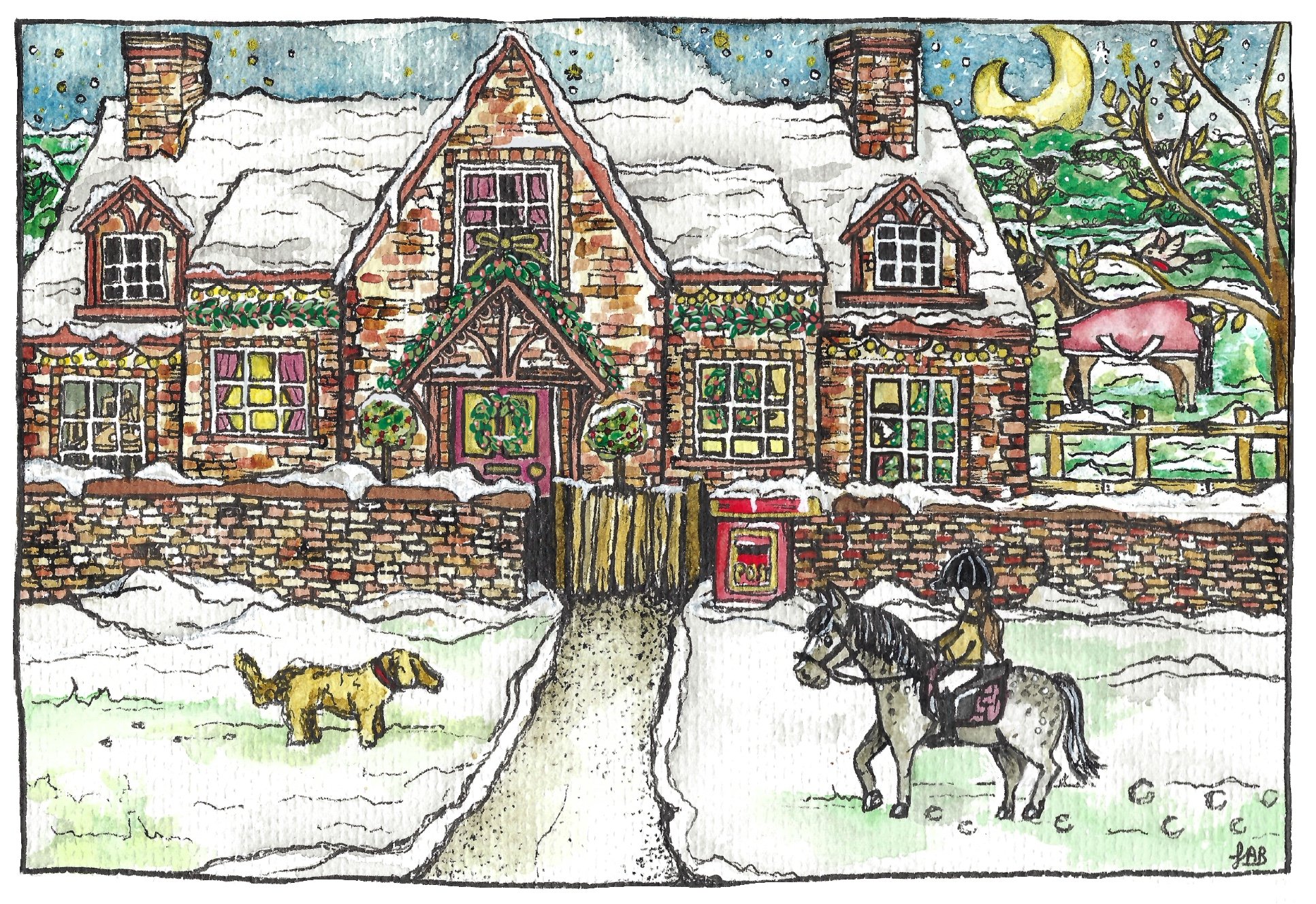 Christmas cards for the RDA Henley branch