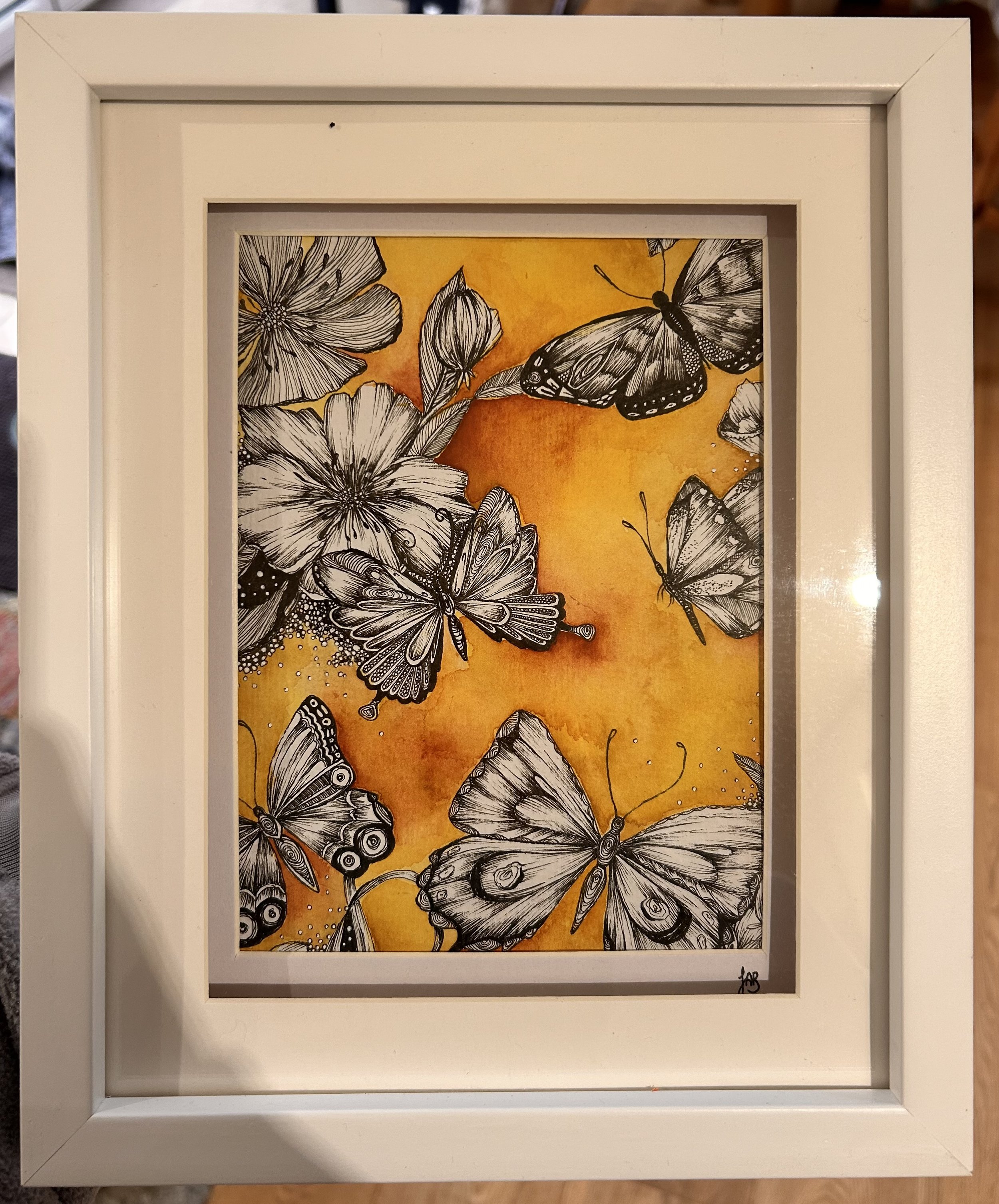 Butterfly watercolour