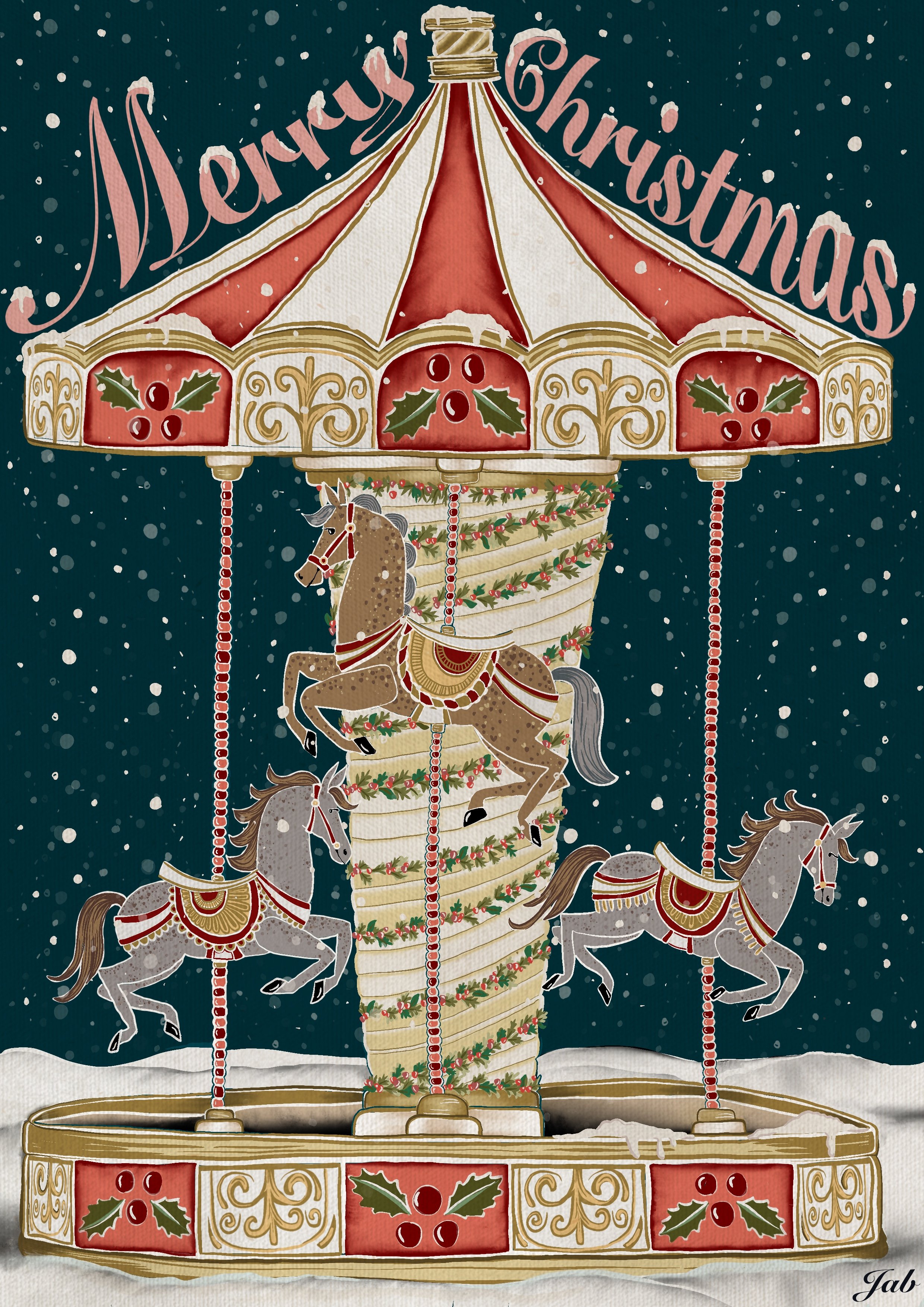 Christmas cards for the RDA Henley branch
