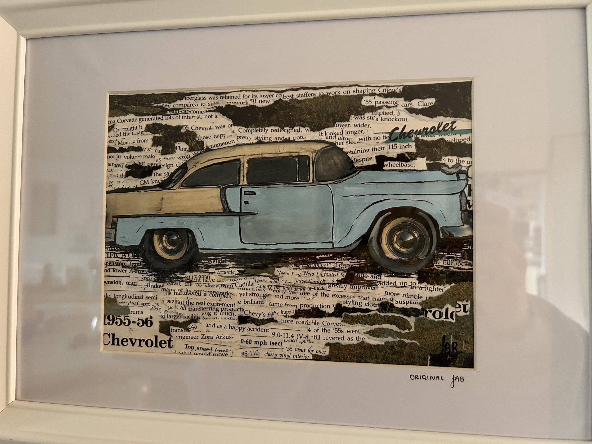Chevrolet art collage