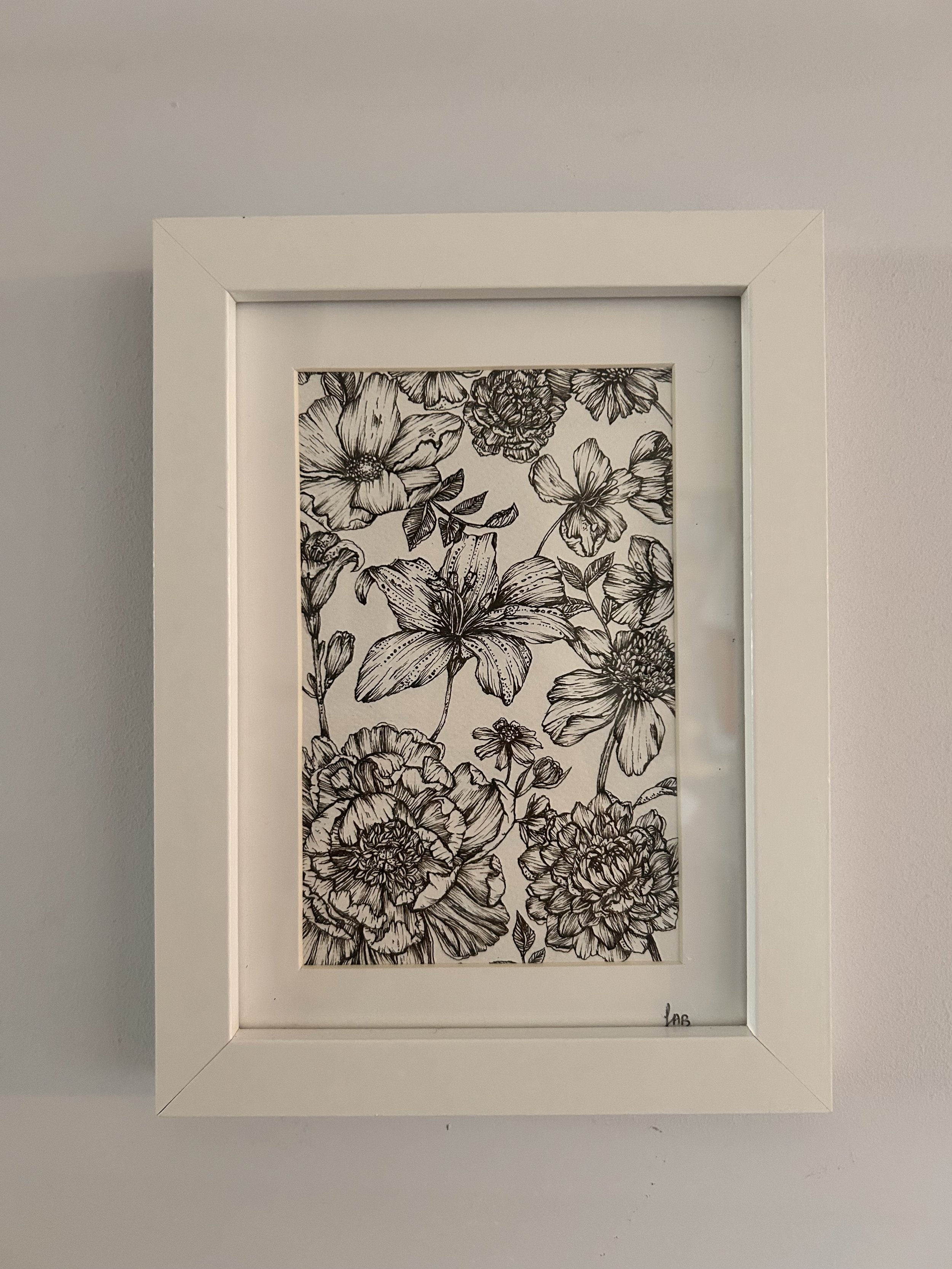Botanical line art