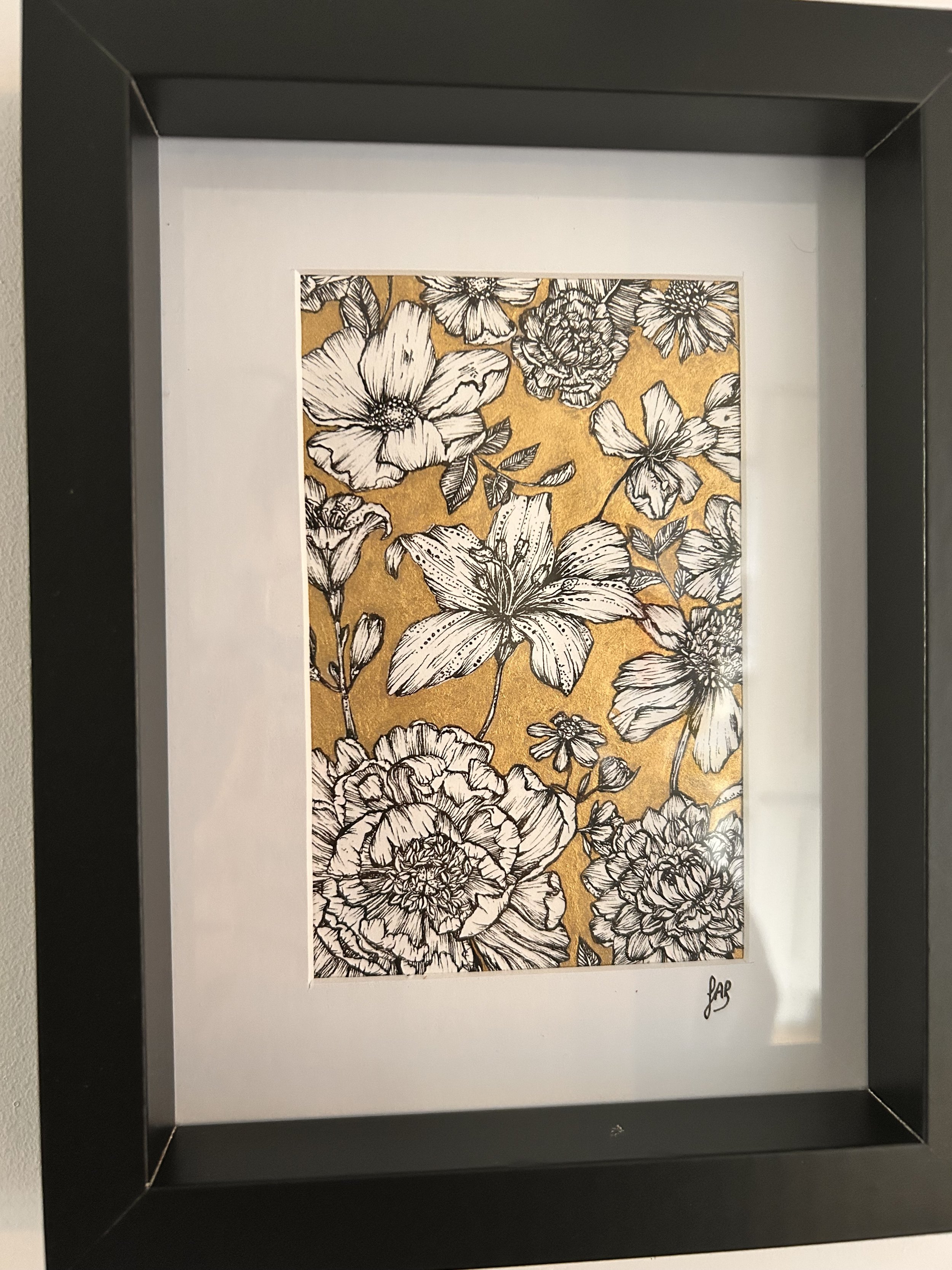 Botanical line art