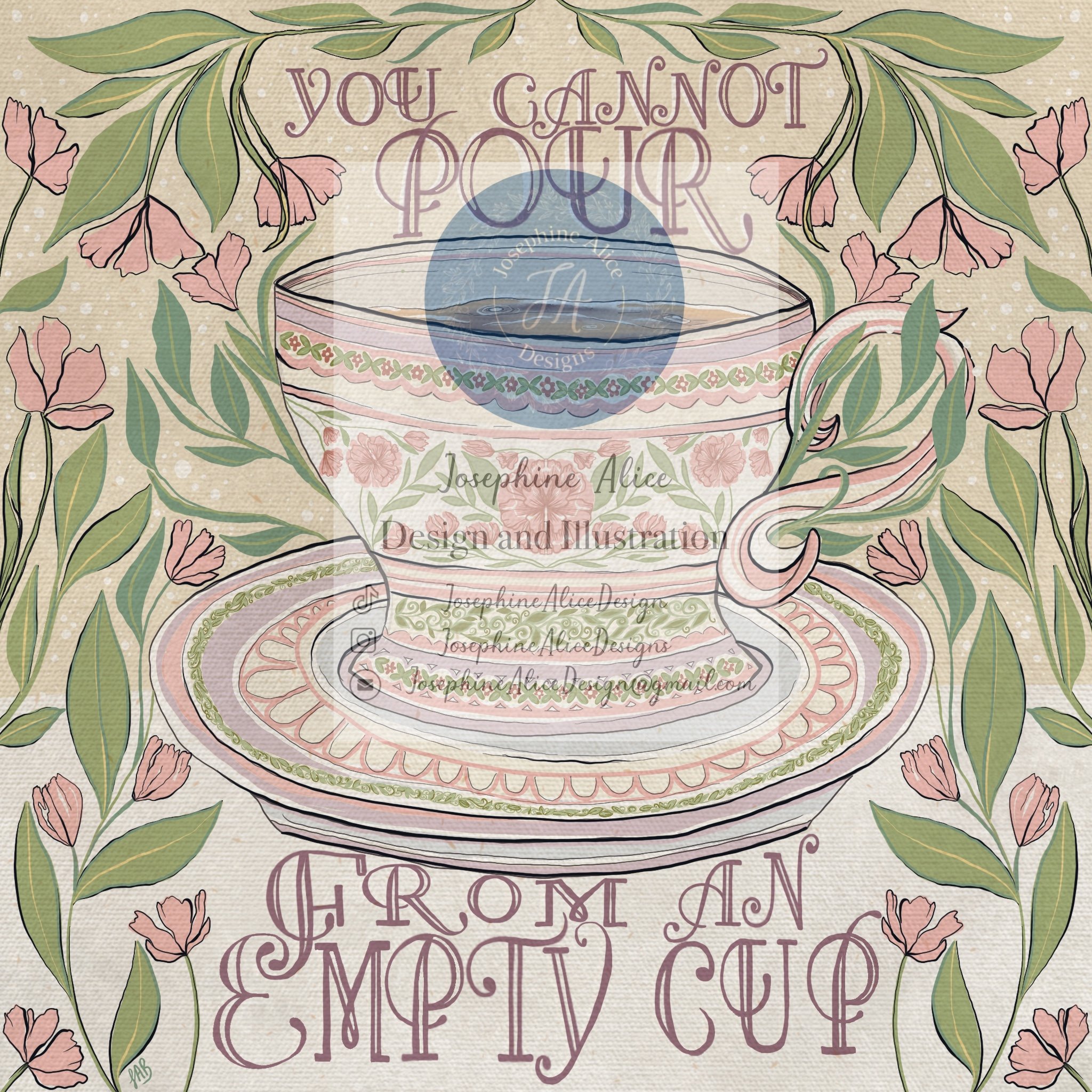 You cannot pour from an empty cup