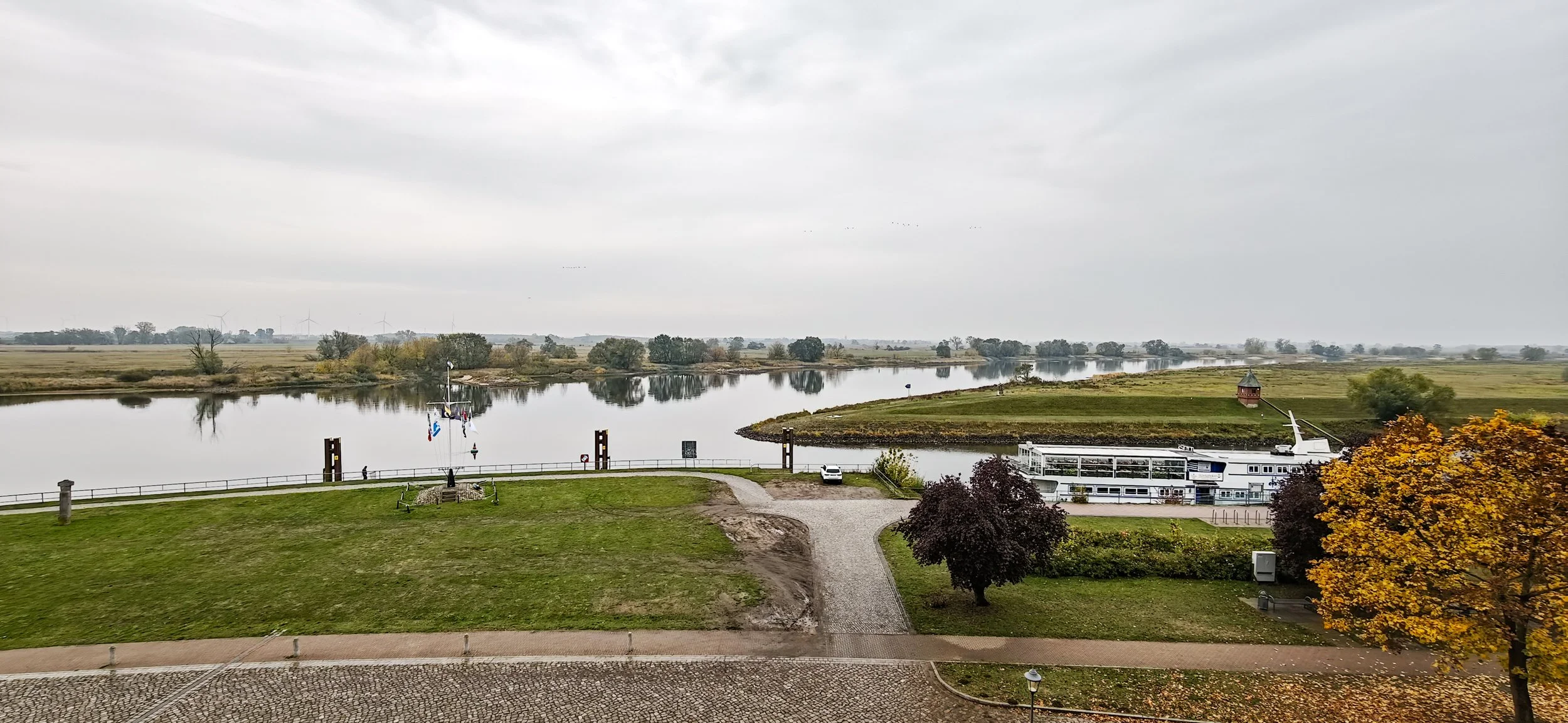 Tangermünde Elbe mit Tangermündung