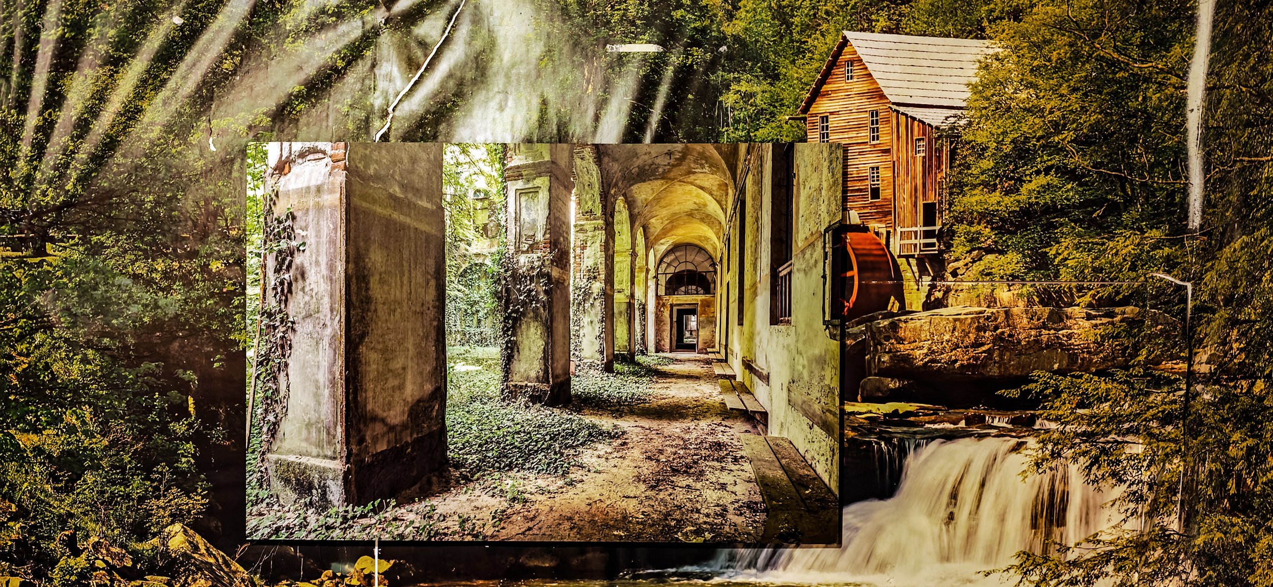 Central photograph by Gina Soden