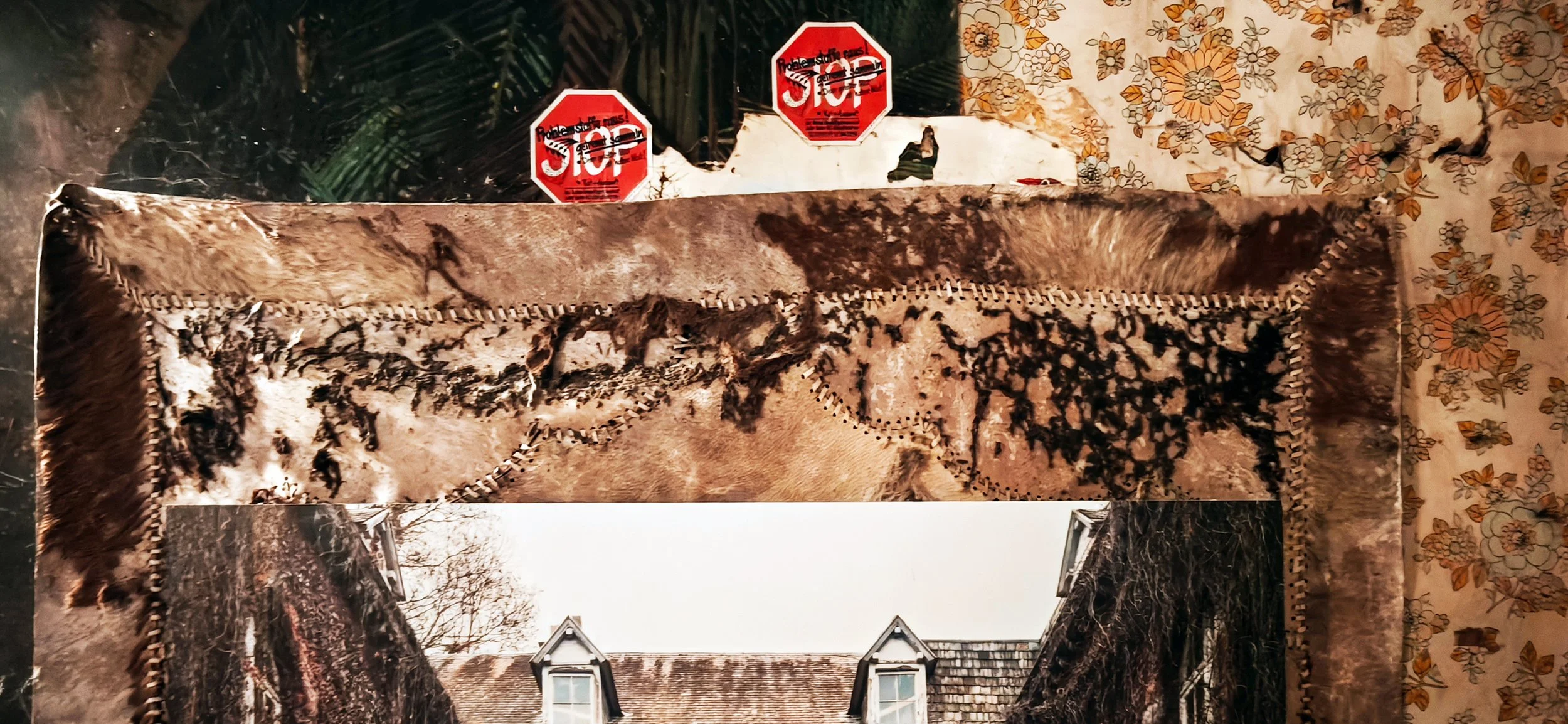 Juxtaposition No. 2 with a photograph by Gina Soden