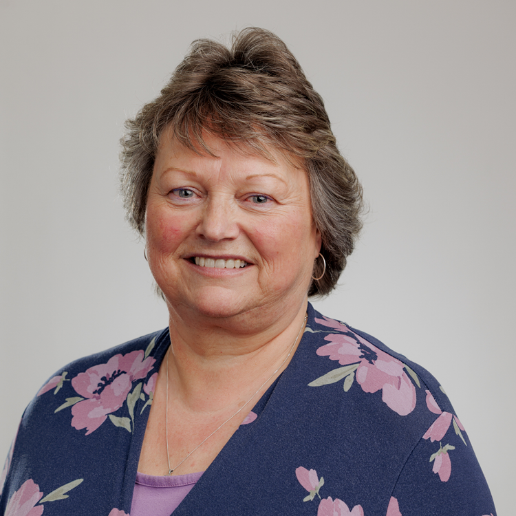 Jenny Morris looking at camera