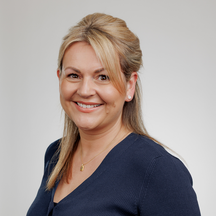 Hayley Baynham looking at camera