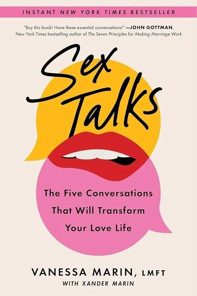 Sex talks book cover by Vanessa Marin